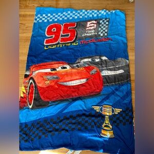 Disney Cars Lightning McQueen Bedding Reversible Toddler Bed Comforter 54 x 38